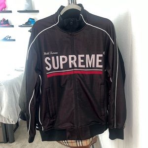 Supreme World Famous Jacquard Track Jacket